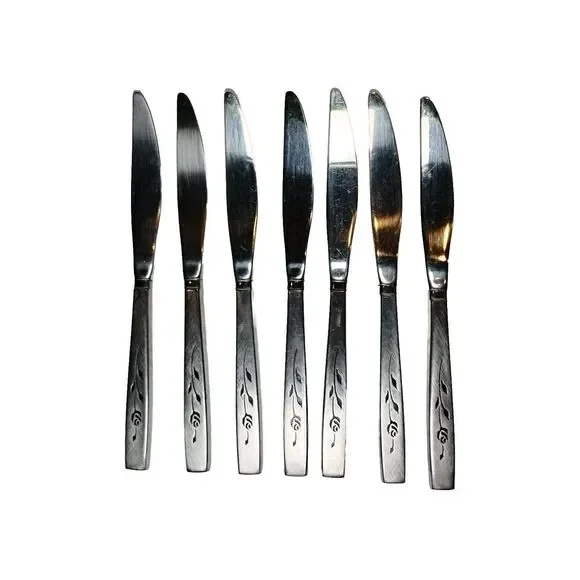 Oneida Oneidacraft Deluxe Lasting Rose 29 Forks Knives Spoons Stainless Flatware - Picture 12 of 15